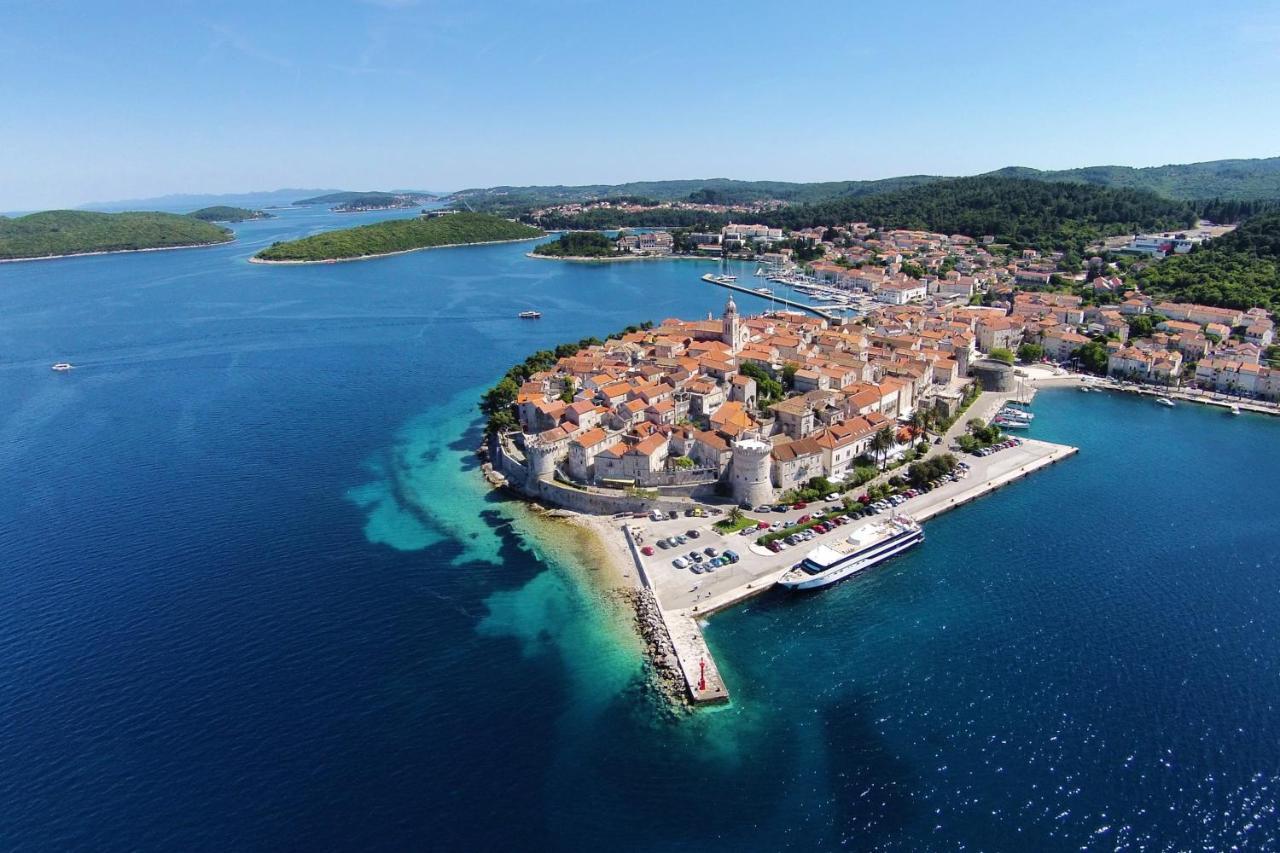 Apartments By The Sea Korcula - 4407 Лумбарда Екстериор снимка