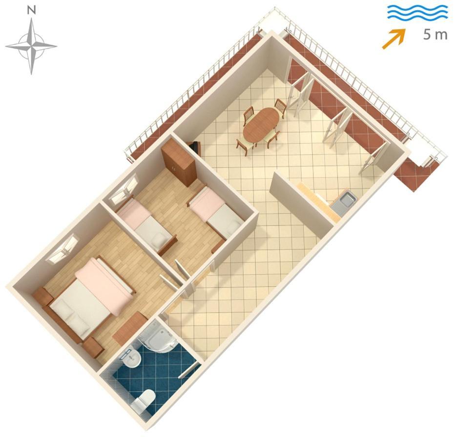 Apartments By The Sea Korcula - 4407 Лумбарда Екстериор снимка