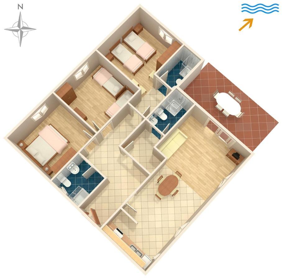 Apartments By The Sea Korcula - 4407 Лумбарда Екстериор снимка